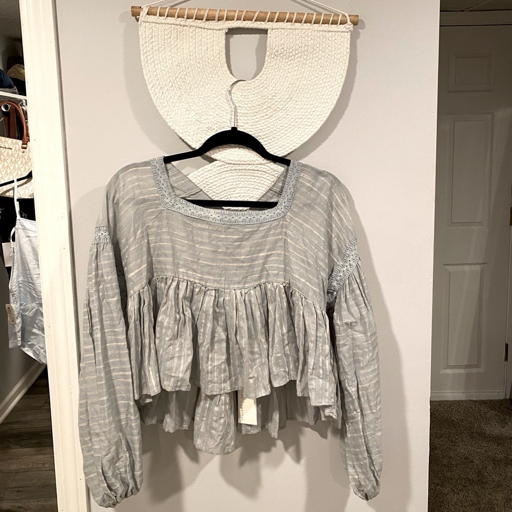 Mellie Woven Gauze Top - M